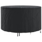 vidaXL Κάλυμμα επίπλων Μαύρο 157 x 157 x 85 εκ. Ύφασμα Oxford 210D