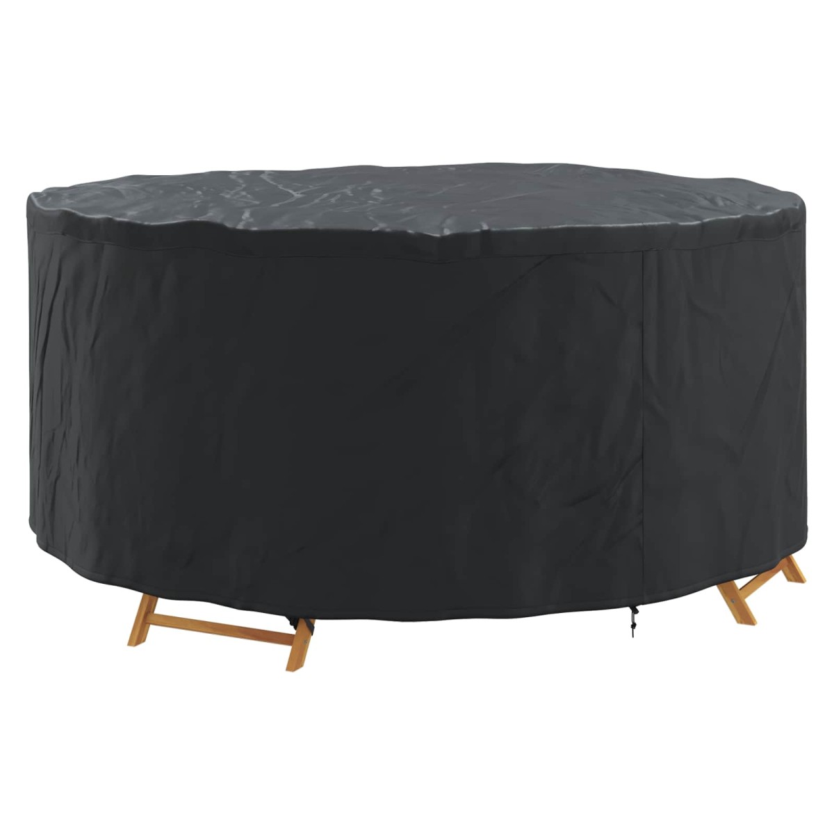 vidaXL Κάλυμμα επίπλων Μαύρο 200 x 200 x 71 εκ. Ύφασμα Oxford 210D