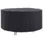 vidaXL Κάλυμμα επίπλων Μαύρο 200 x 200 x 105 εκ. Ύφασμα Oxford 210D