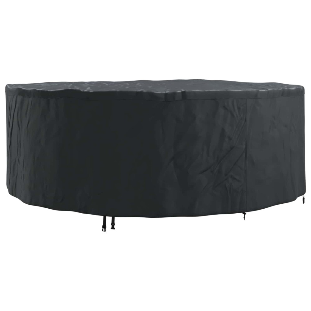 vidaXL Κάλυμμα επίπλων Μαύρο 244 x 244 x 85 εκ. Υφασμα Oxford 210D