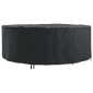vidaXL Κάλυμμα επίπλων Μαύρο 244 x 244 x 85 εκ. Υφασμα Oxford 210D