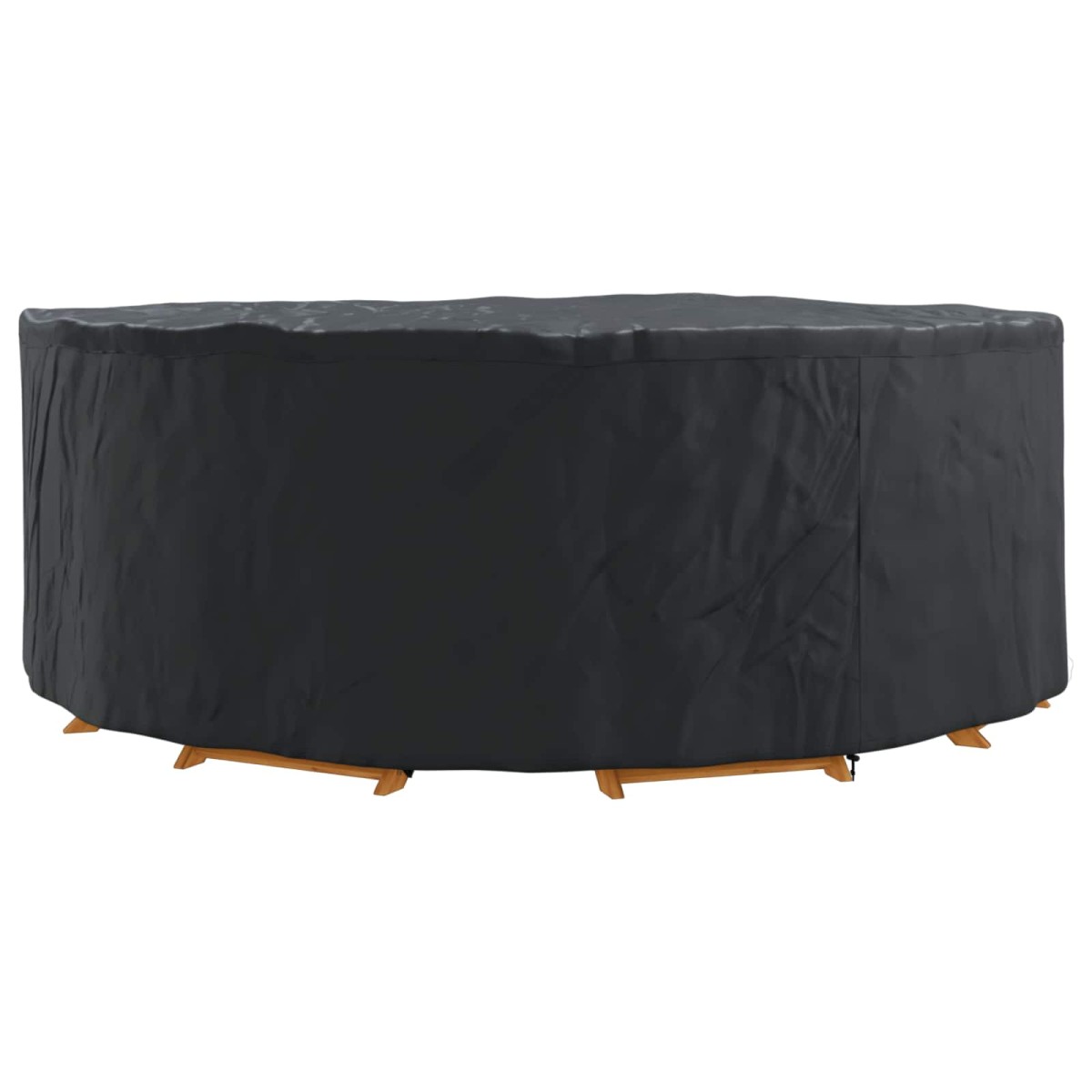 vidaXL Κάλυμμα επίπλων Μαύρο 244 x 244 x 105 εκ. Υφασμα Oxford 210D
