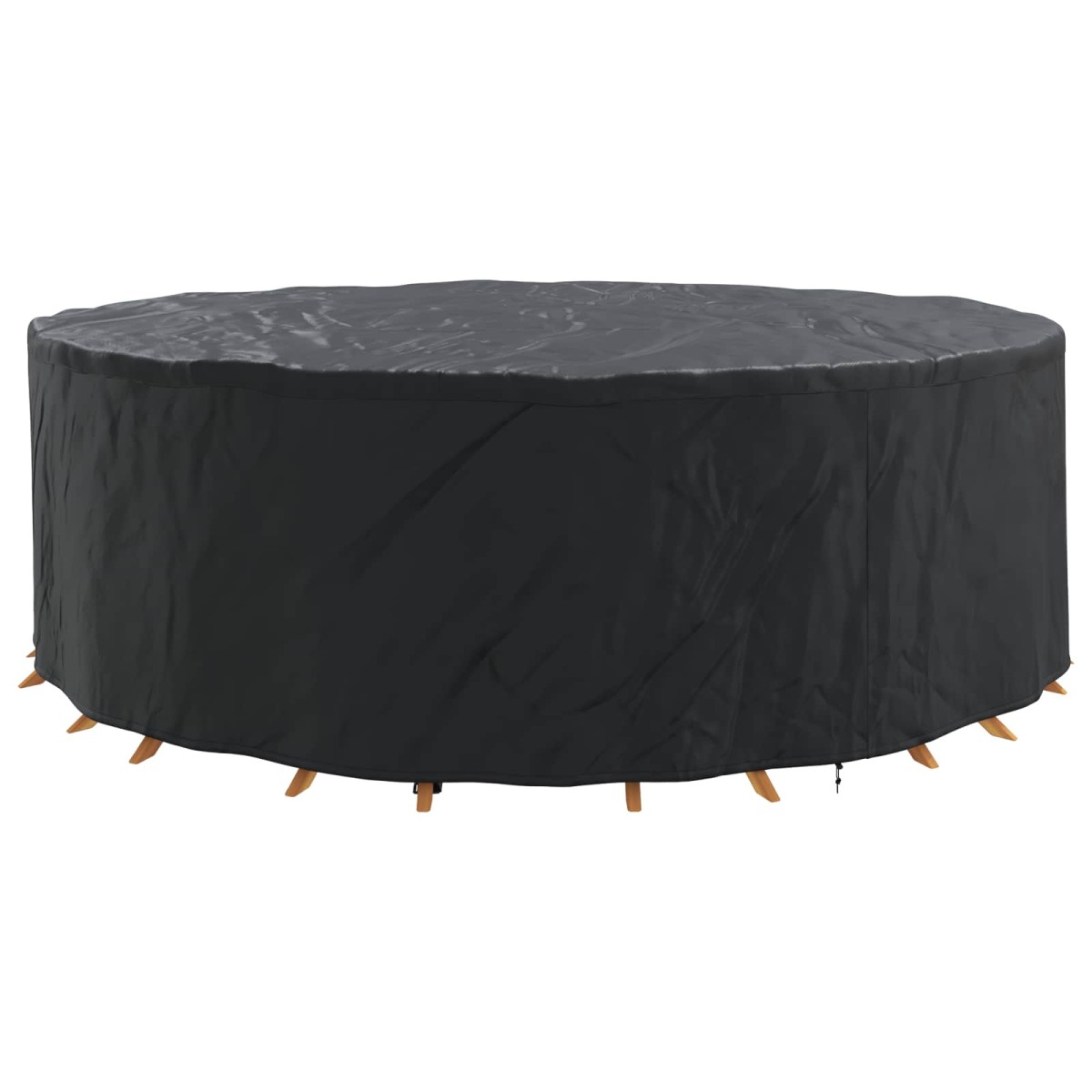 vidaXL Κάλυμμα επίπλων Μαύρο 279 x 279 x 85 εκ. Ύφασμα Oxford 210D