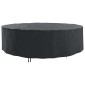 vidaXL Κάλυμμα επίπλων Μαύρο 320 x 320 x 105 εκ. Ύφασμα Oxford 210D