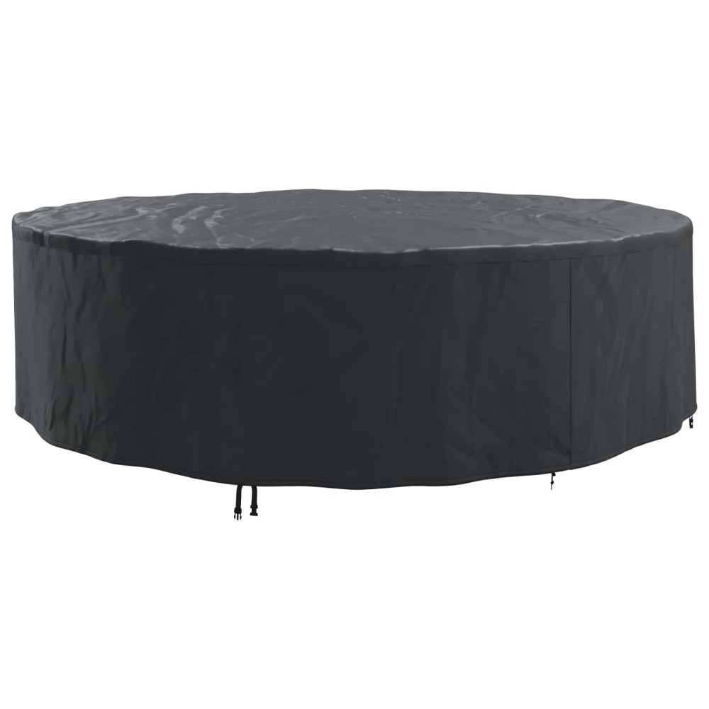 vidaXL Κάλυμμα επίπλων Μαύρο 320 x 320 x 105 εκ. Ύφασμα Oxford 420D