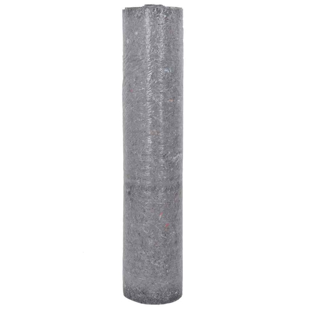 vidaXL Αντιολισθητικό μαλλί ζωγράφου 25 m 220 g/m² Γκρι