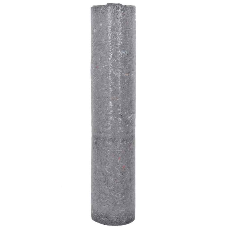 vidaXL Αντιολισθητικό μαλλί ζωγράφου 25 m 220 g/m² Γκρι