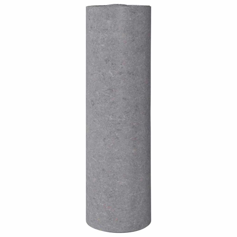 vidaXL Αντιολισθητικό μαλλί ζωγράφου 50 m 220 g/m² Γκρι