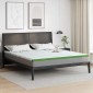 vidaXL Στρώμα επικάλυψης Λευκό και Πράσινο 180 x 200 cm