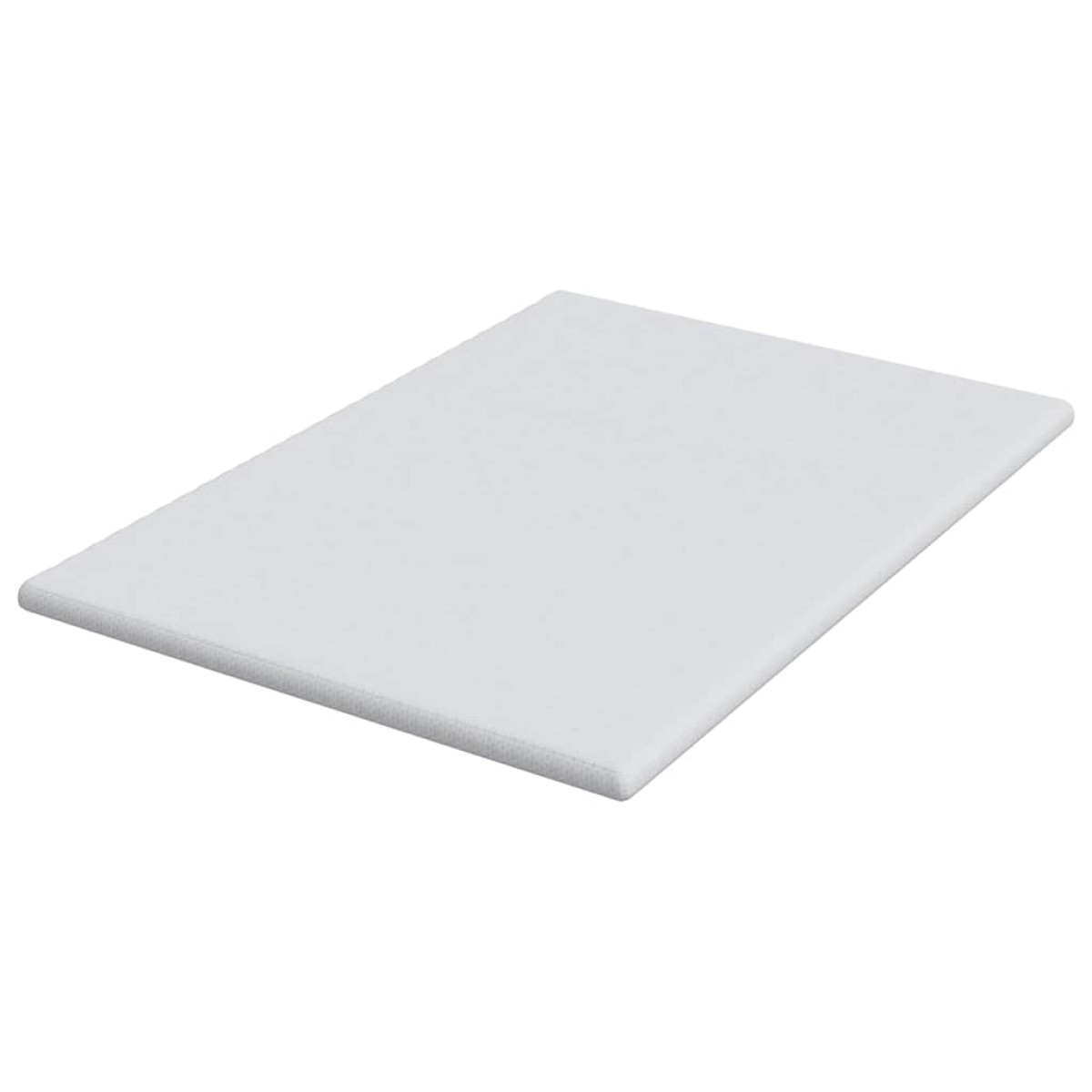 vidaXL Στρώμα επικάλυψης Λευκό 140 x 200 cm Υφασμα Jacquard
