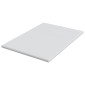 vidaXL Στρώμα επικάλυψης Λευκό 140 x 200 cm Υφασμα Jacquard