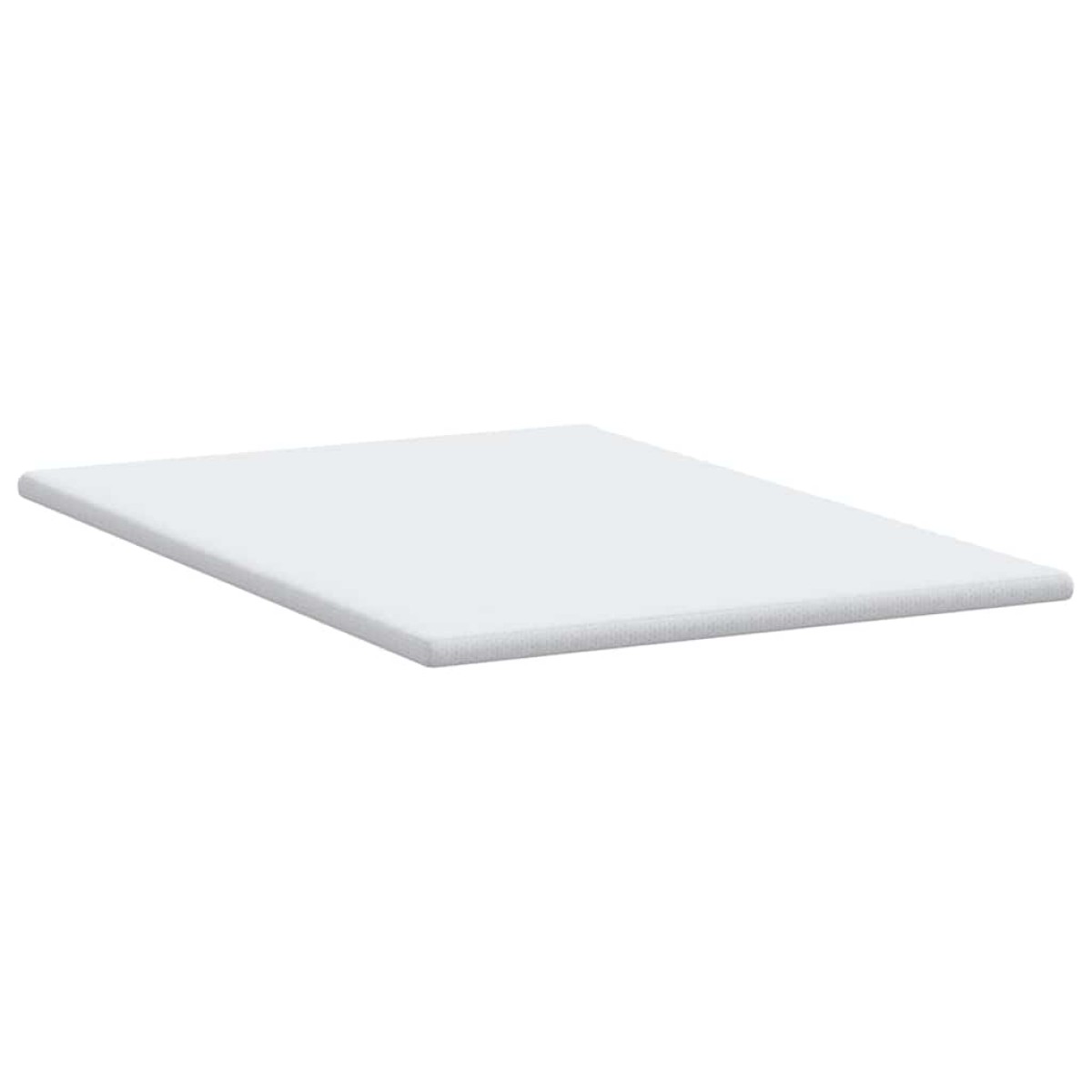 vidaXL Στρώμα επικάλυψης Λευκό 140 x 200 cm Υφασμα Jacquard