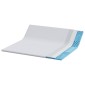 vidaXL Στρώμα επικάλυψης Λευκό 180 x 200 cm Υφασμα Jacquard