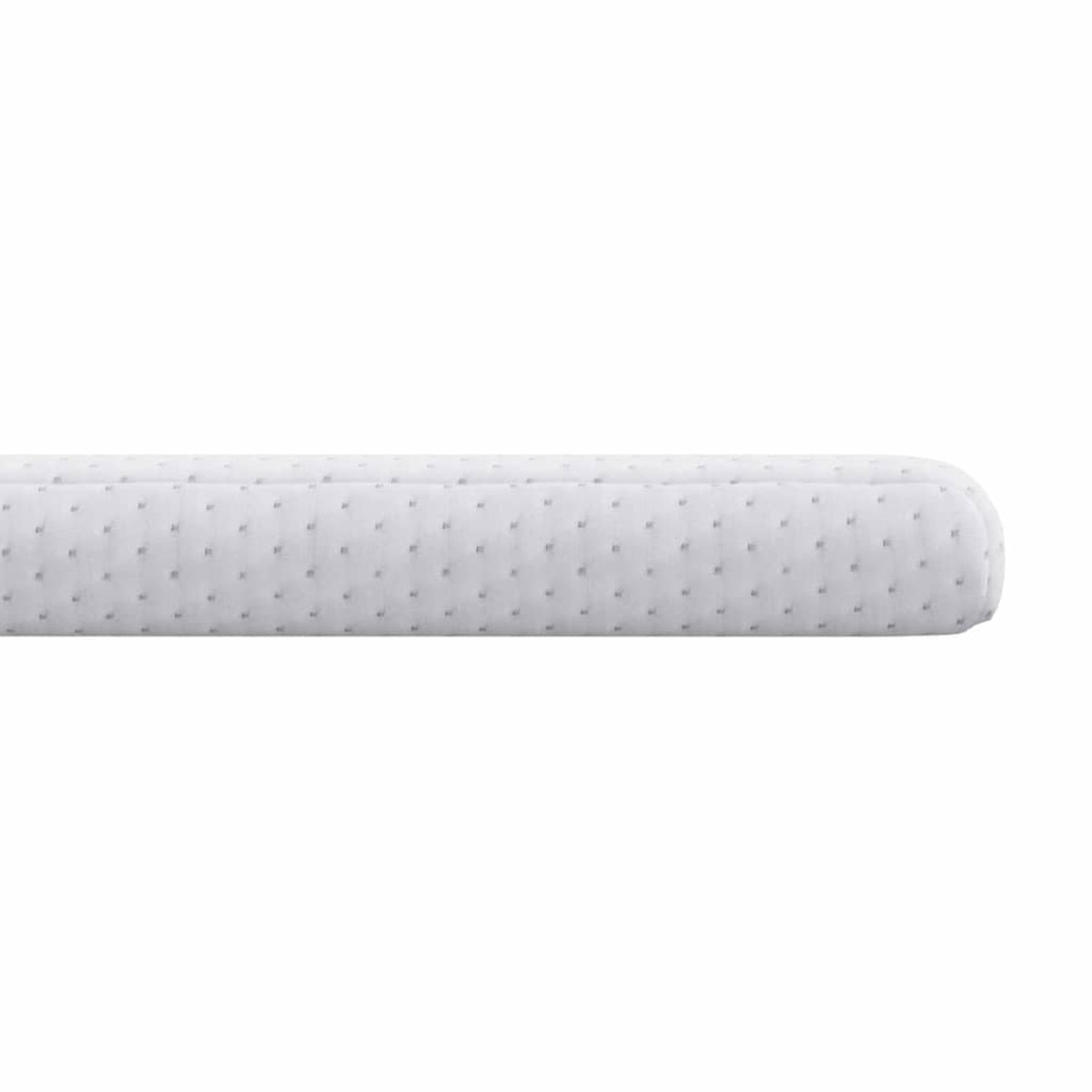 vidaXL Στρώμα επικάλυψης Λευκό 180 x 200 cm Υφασμα Jacquard