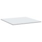 vidaXL Στρώμα επικάλυψης Λευκό 200 x 200 cm Υφασμα Jacquard