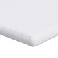 vidaXL Στρώμα επικάλυψης Λευκό 80 x 200 cm Υφασμα Jacquard