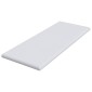 vidaXL Στρώμα επικάλυψης Λευκό 80 x 200 cm Υφασμα Jacquard