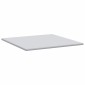 vidaXL Στρώμα επικάλυψης Λευκό 200 x 200 cm Υφασμα Jacquard