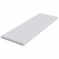 vidaXL Στρώμα επικάλυψης Λευκό 80 x 200 cm Υφασμα Jacquard