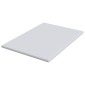 vidaXL Στρώμα επικάλυψης Λευκό 140 x 190 cm Υφασμα Jacquard