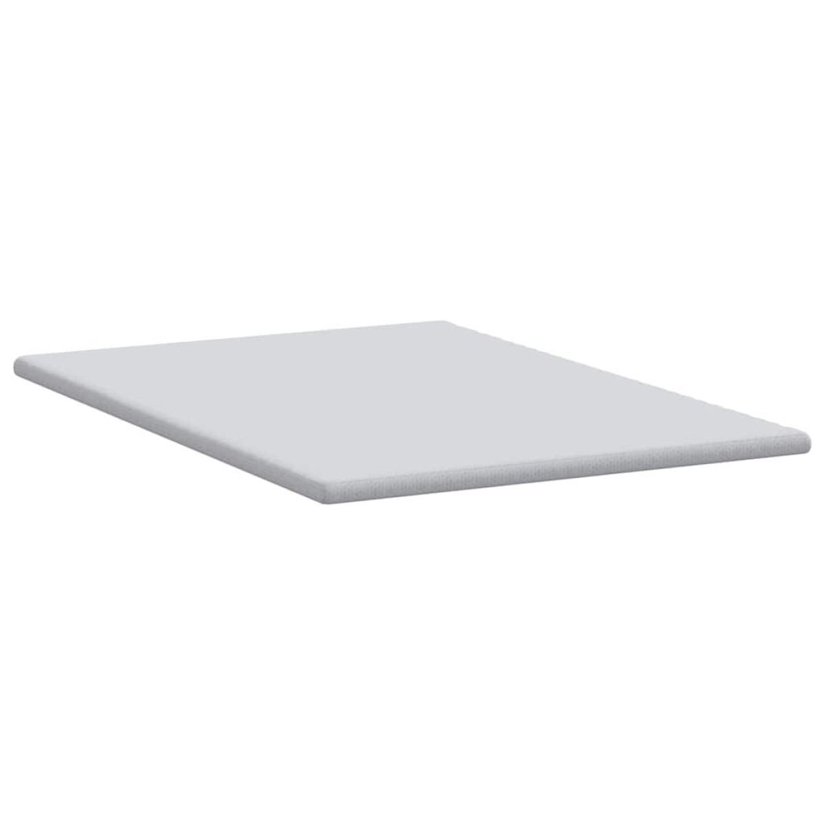 vidaXL Στρώμα επικάλυψης Λευκό 140 x 190 cm Υφασμα Jacquard