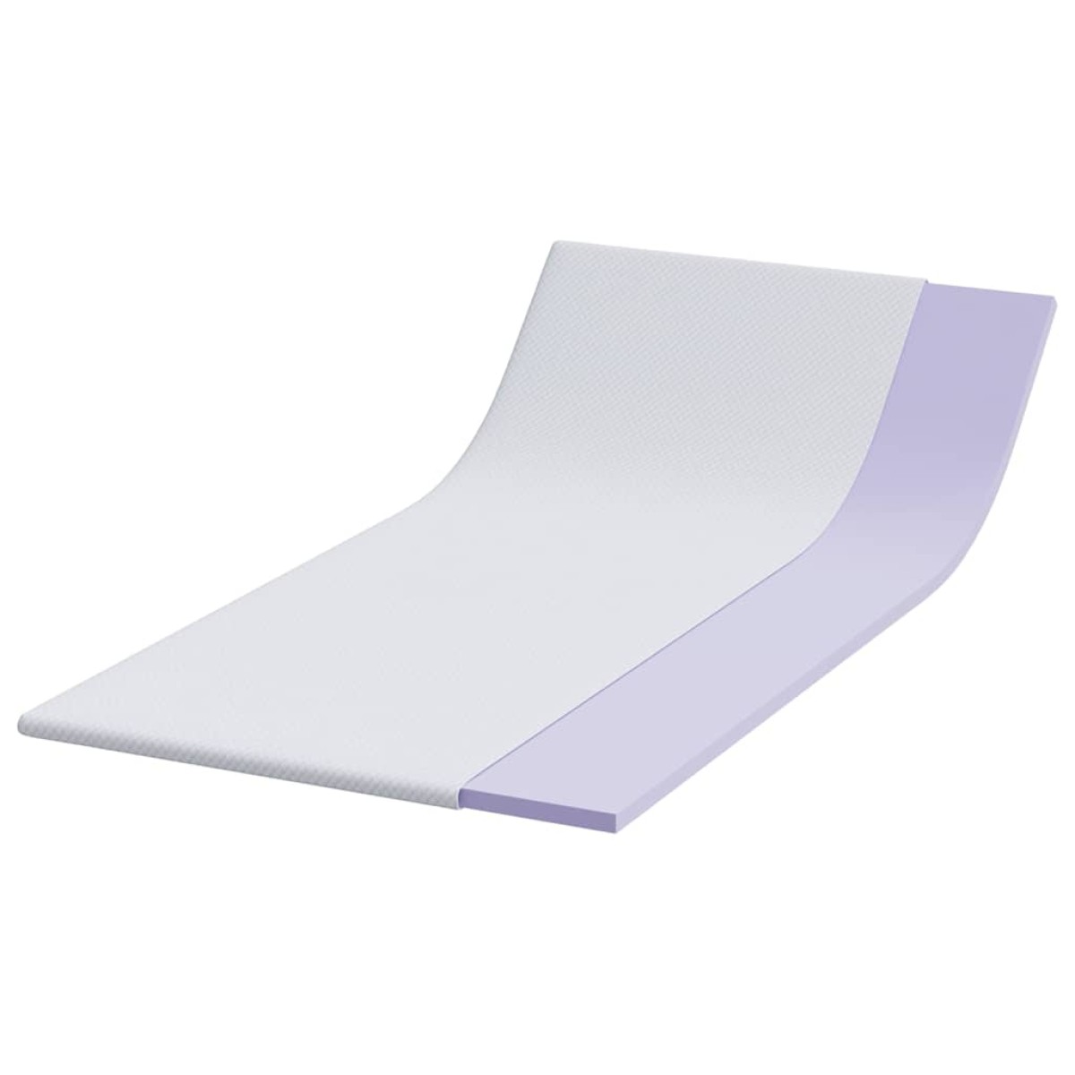 vidaXL Στρώμα μνήμης 90 x 190 cm Thick Μαλακό Ύφασμα-100% πολυέστερ