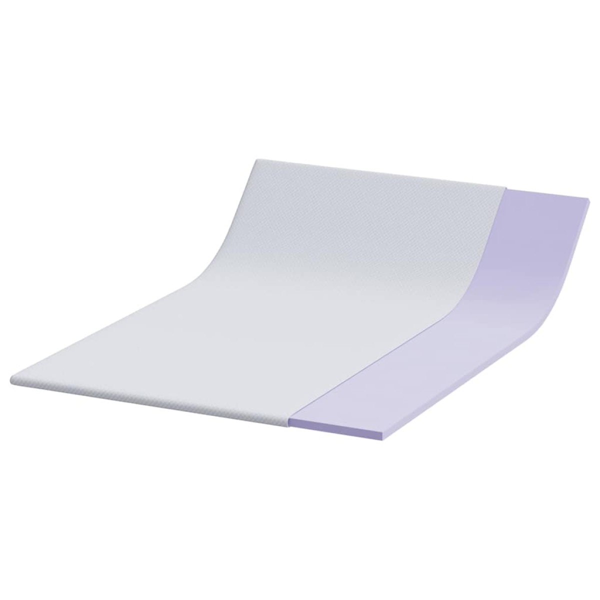 vidaXL Στρώμα μνήμης 140 x 200 cm Thick Μαλακό Ύφασμα-100% πολυέστερ