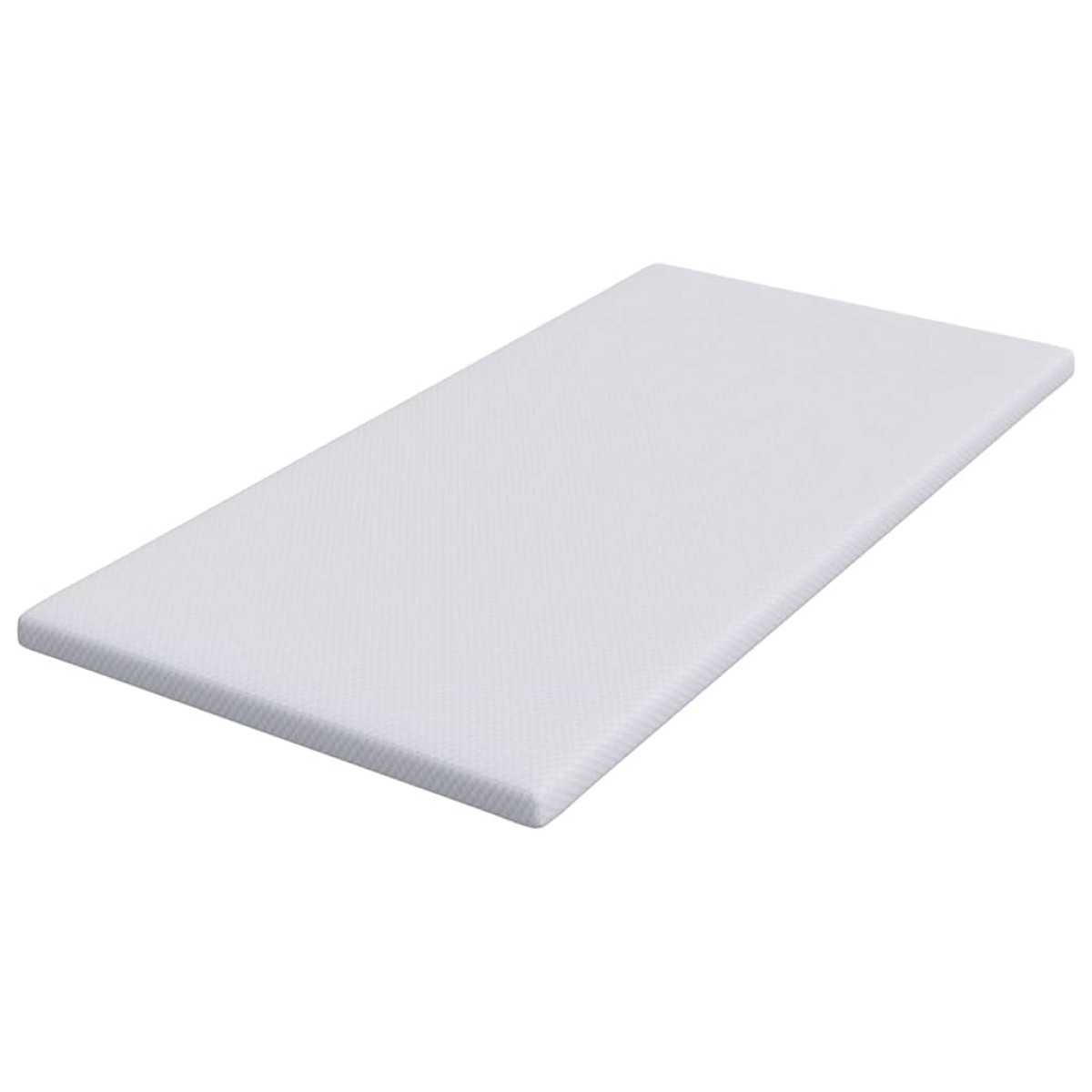 vidaXL Στρώμα μνήμης 100 x 200 cm Thick Μαλακό Ύφασμα-100% πολυέστερ