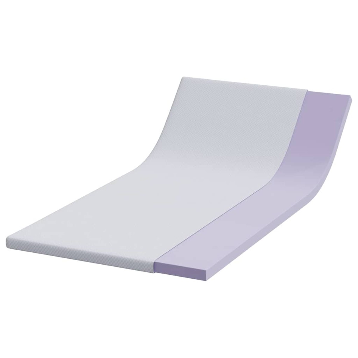 vidaXL Στρώμα μνήμης 120 x 200 cm Thick Μαλακό Ύφασμα-100% πολυέστερ