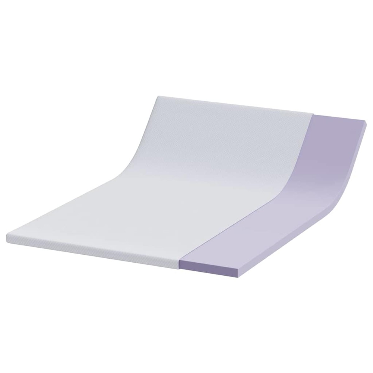 vidaXL Στρώμα μνήμης 140 x 200 cm Thick Μαλακό Ύφασμα-100% πολυέστερ