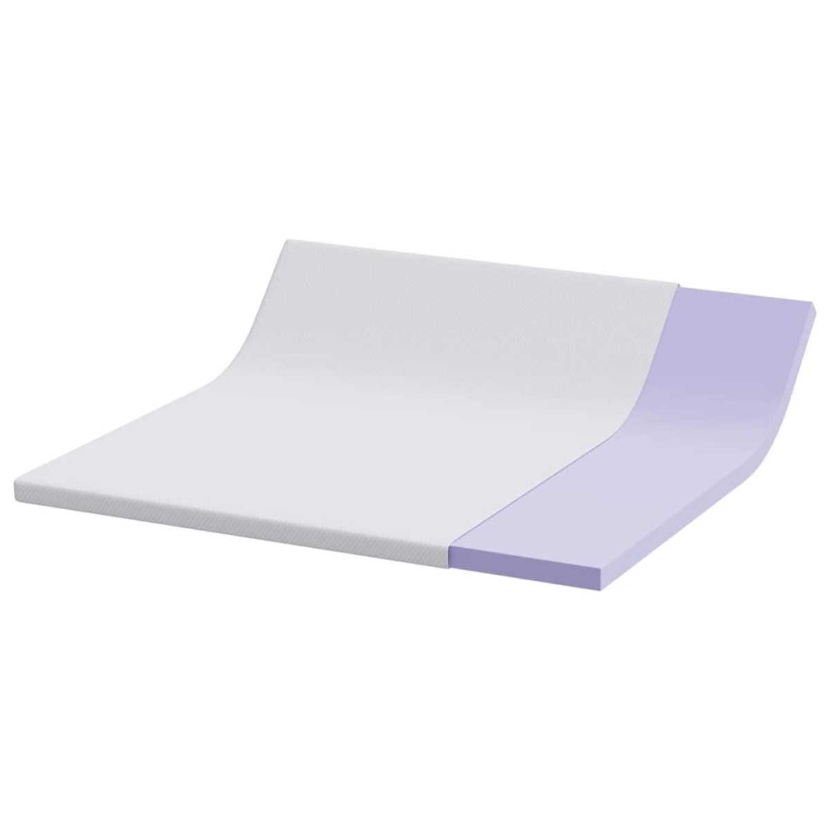 vidaXL Στρώμα μνήμης 200 x 200 x 5 εκ. Thick Ύφασμα-100% πολυέστερ