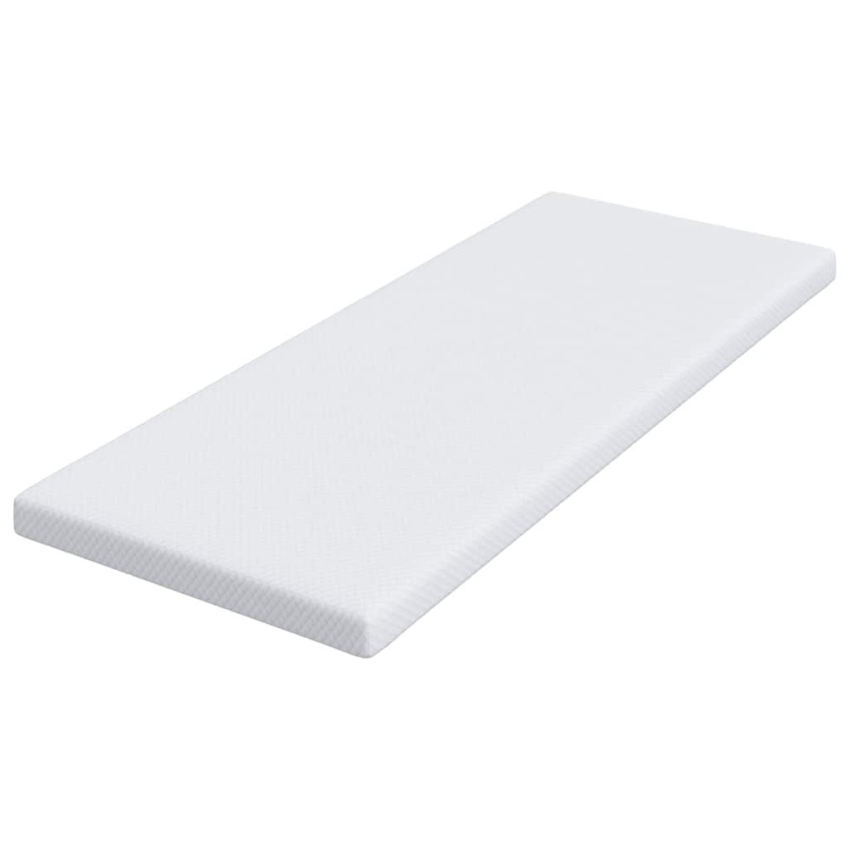 vidaXL Στρώμα μνήμης 80 x 200 cm Thick Μαλακό Ύφασμα-100% πολυέστερ