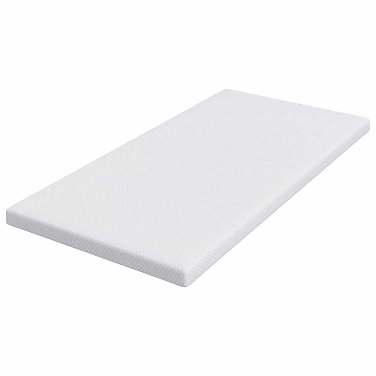 vidaXL Στρώμα μνήμης 100 x 200 cm Thick Μαλακό Ύφασμα-100% πολυέστερ