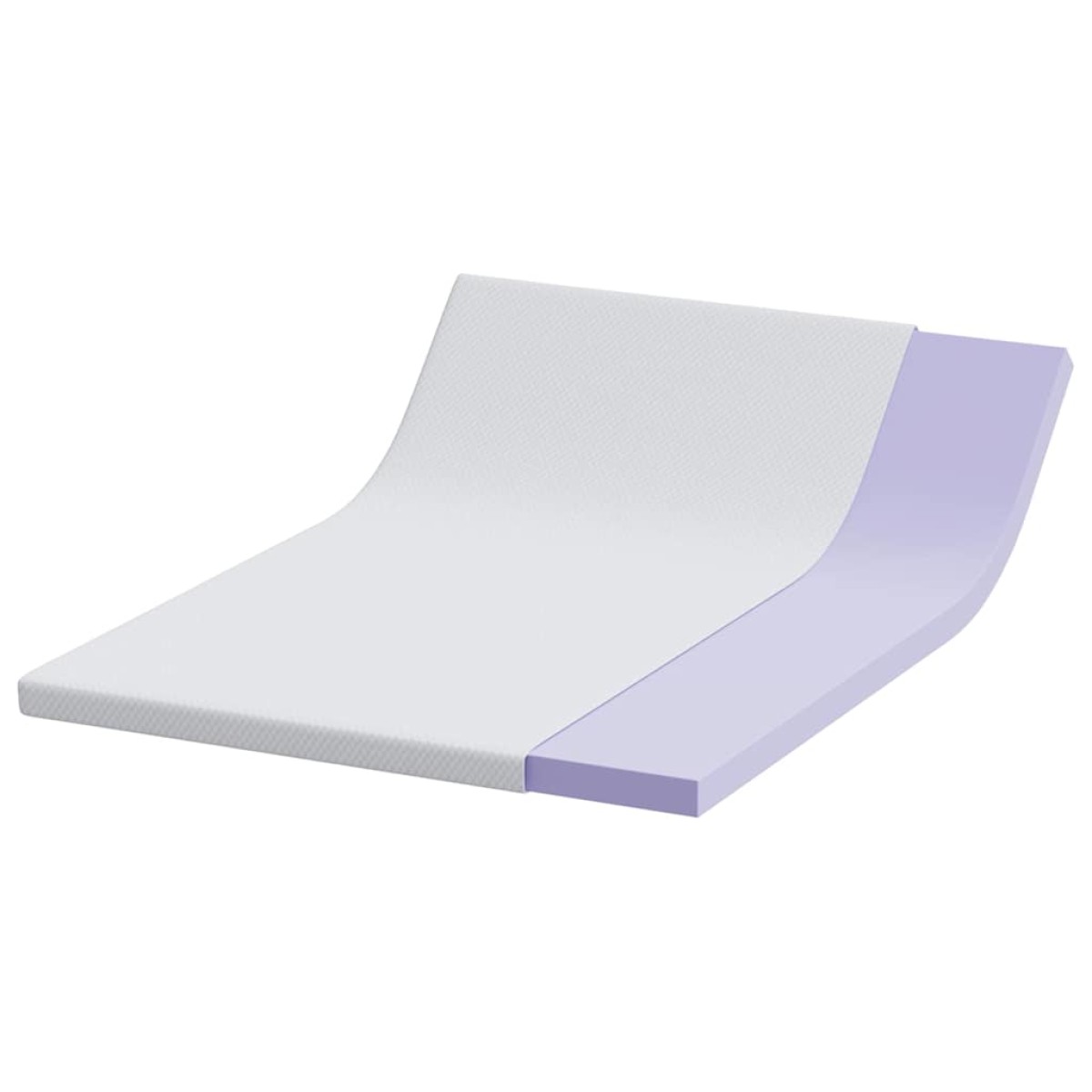 vidaXL Στρώμα μνήμης 140 x 200 cm Thick Μαλακό Ύφασμα-100% πολυέστερ