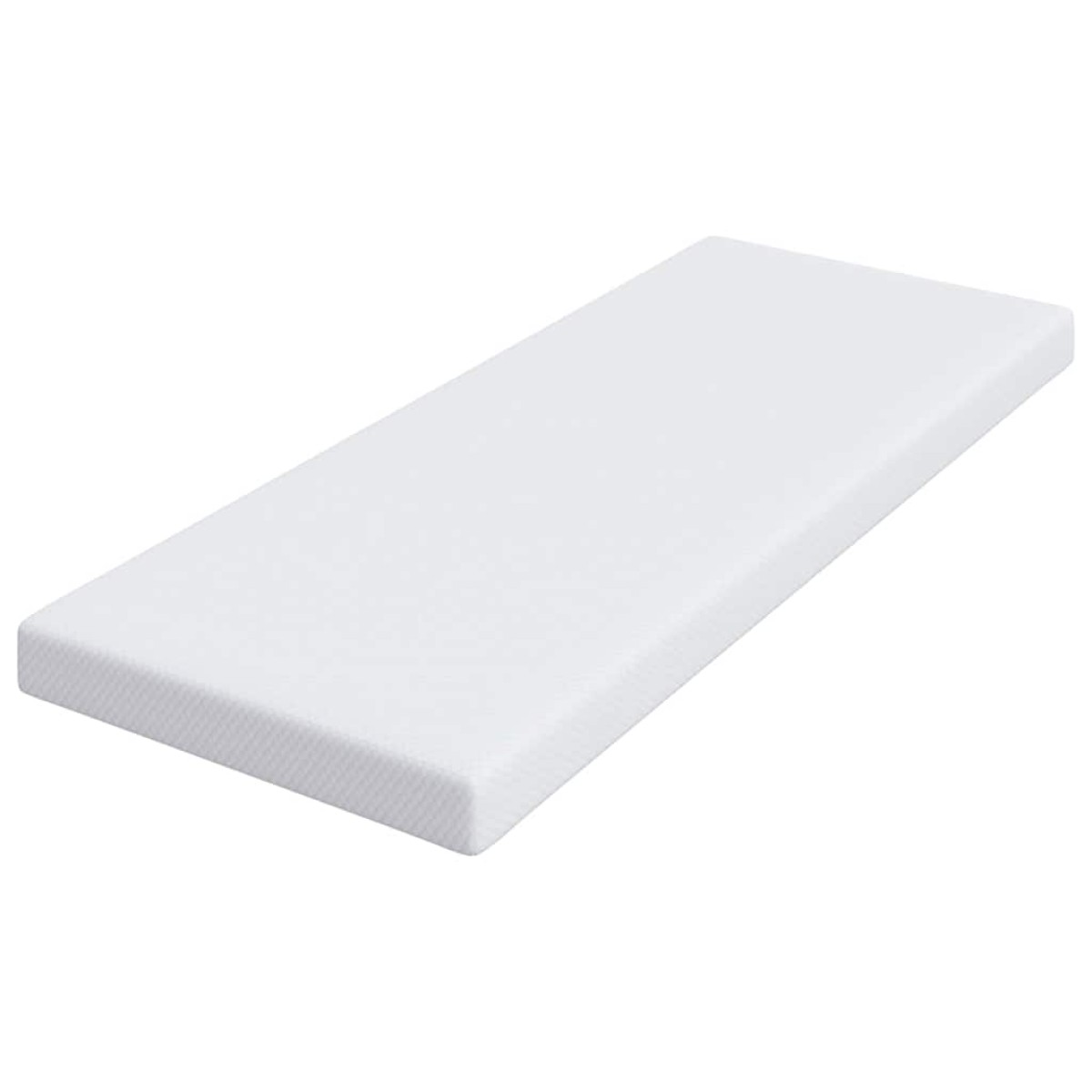 vidaXL Στρώμα μνήμης 80 x 200 cm Thick Μαλακό Ύφασμα-100% πολυέστερ