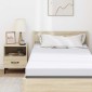 vidaXL Στρώμα μνήμης 100 x 200 cm Thick Μαλακό Ύφασμα-100% πολυέστερ