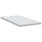 vidaXL Στρώμα επικάλυψης Λευκό 120 x 200 cm Ζακάρ ύφασμα