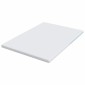 vidaXL Στρώμα επικάλυψης Λευκό 140 x 200 cm Ζακάρ ύφασμα