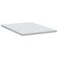 vidaXL Στρώμα επικάλυψης Λευκό 160 x 200 cm Ζακάρ ύφασμα