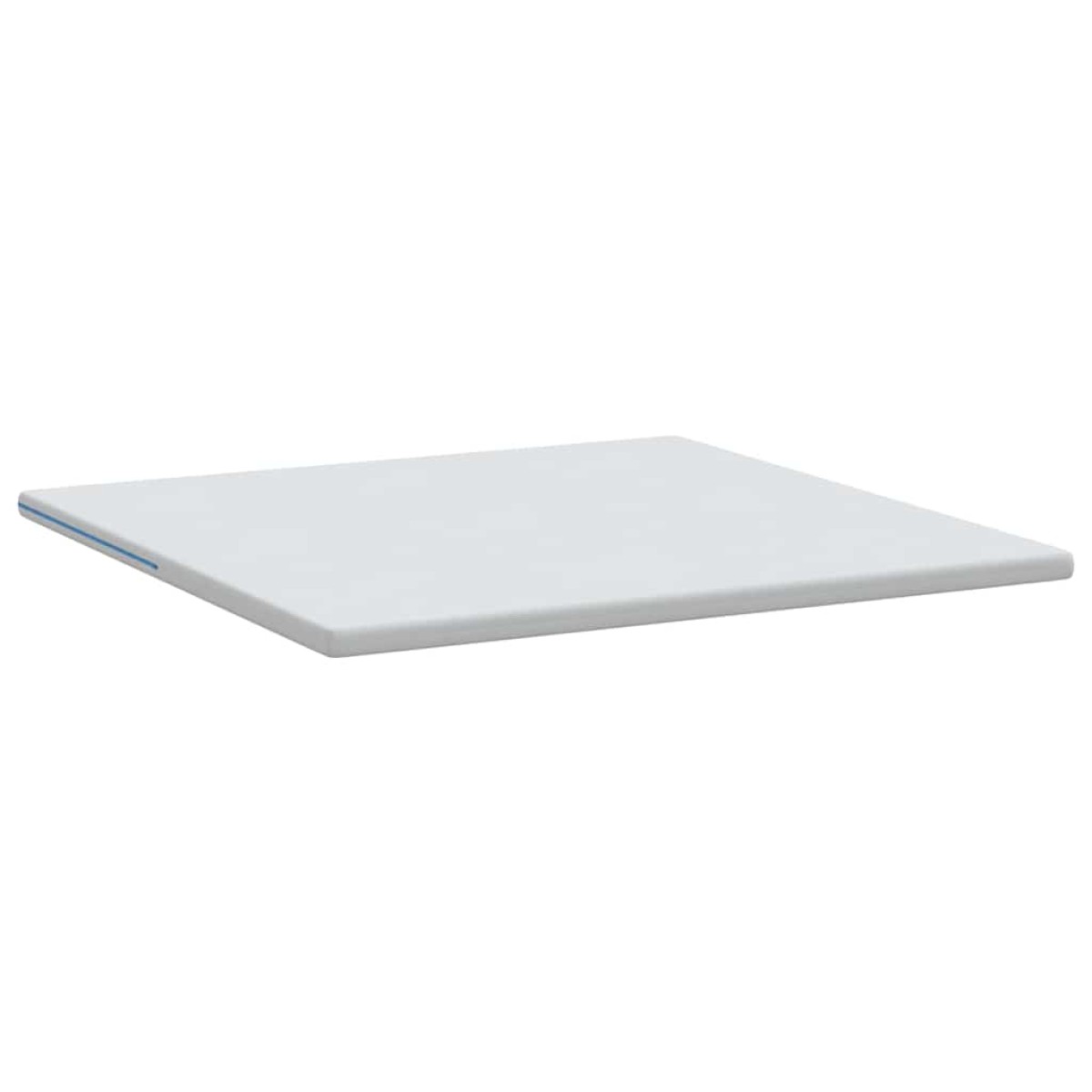 vidaXL Στρώμα επικάλυψης Λευκό 180 x 200 cm Ζακάρ ύφασμα