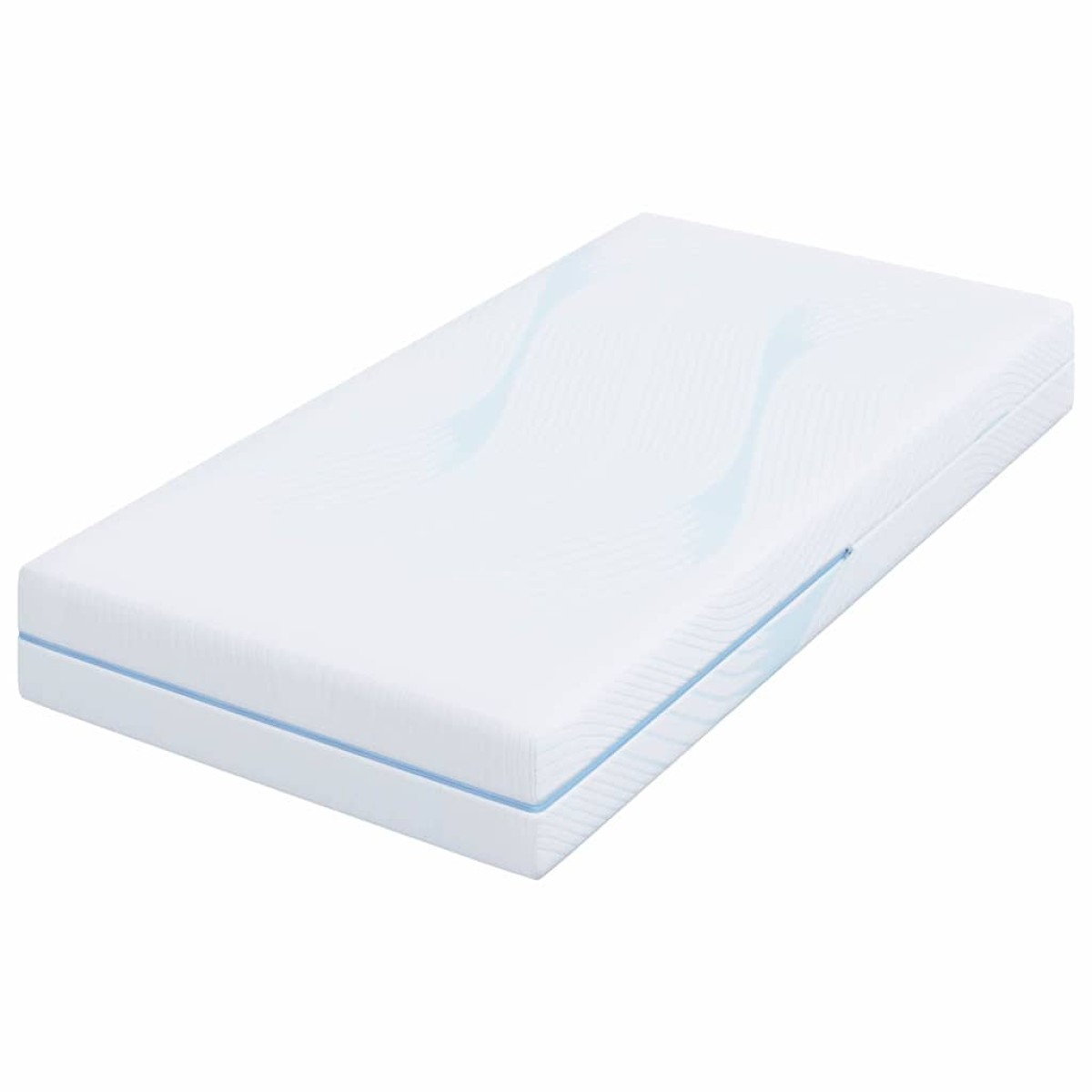 vidaXL Στρώμα Μέτρια σκληρό 80 x 160 cm Λευκό