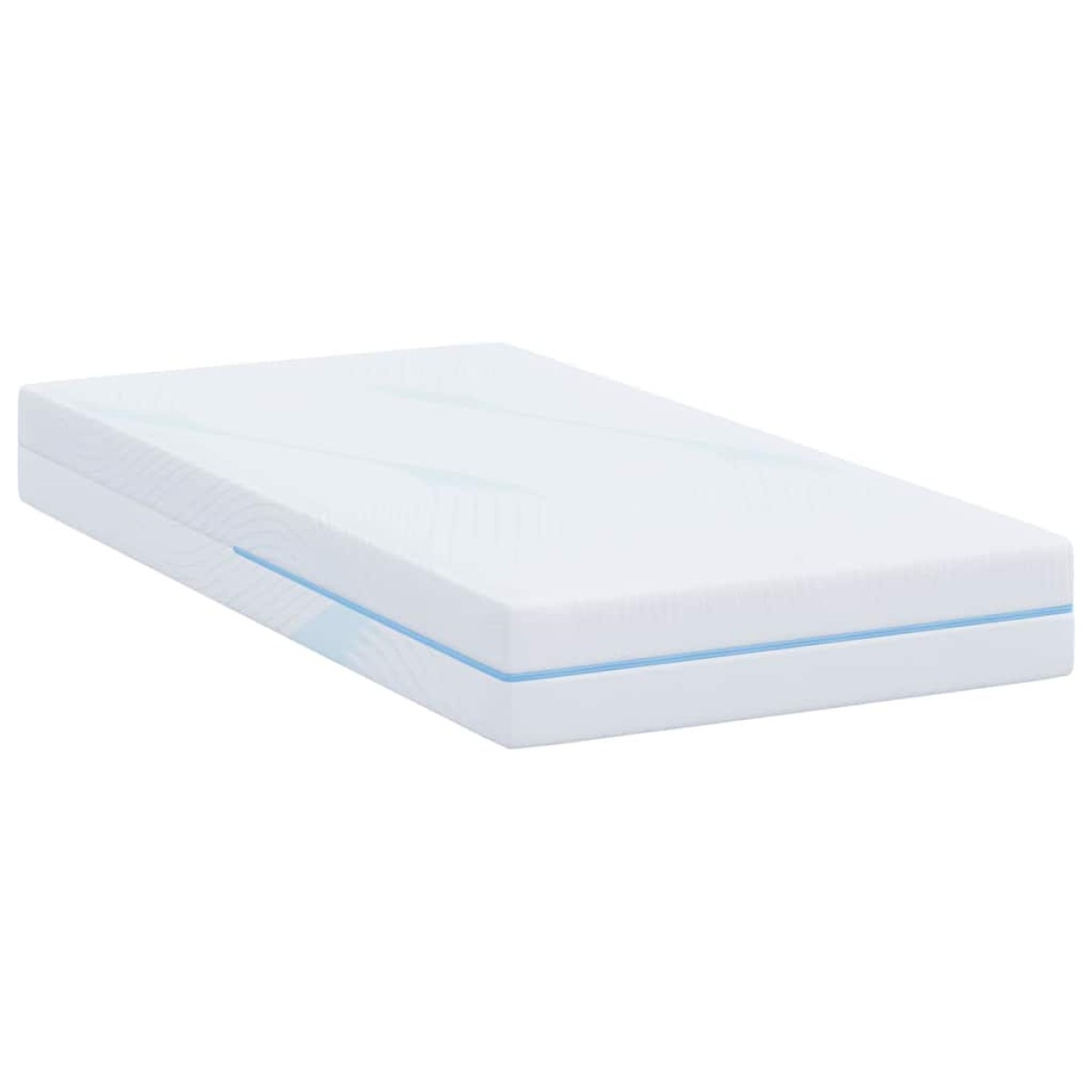 vidaXL Στρώμα Μέτρια σκληρό 80 x 160 cm Λευκό