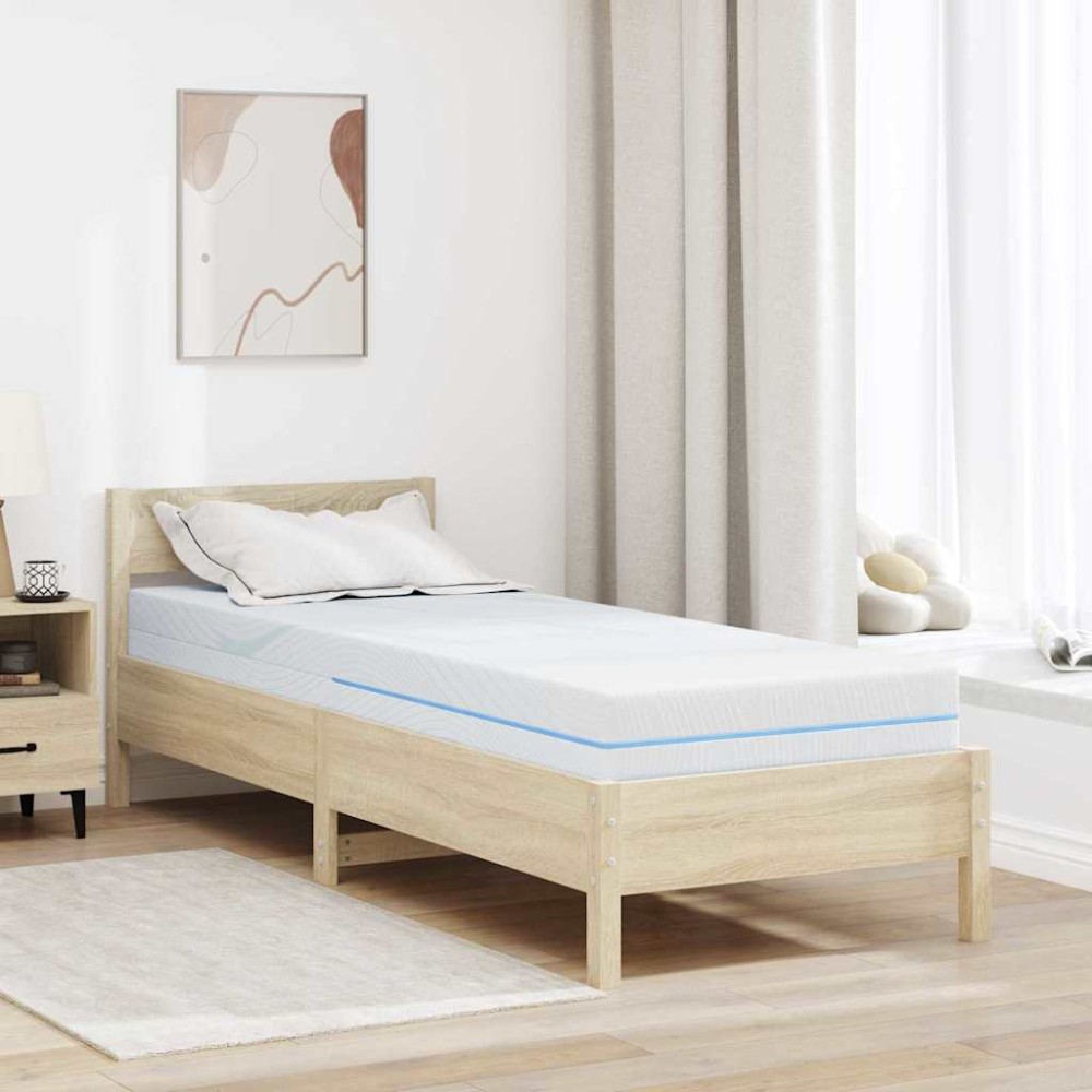vidaXL Στρώμα Μέτρια σκληρό 80 x 200 cm Λευκό