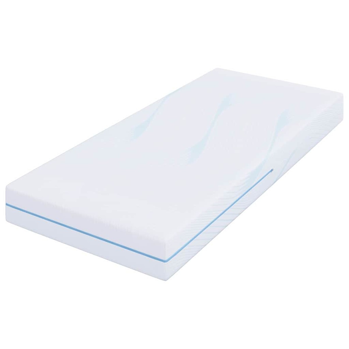 vidaXL Στρώμα Μέτρια σκληρό 80 x 200 cm Λευκό