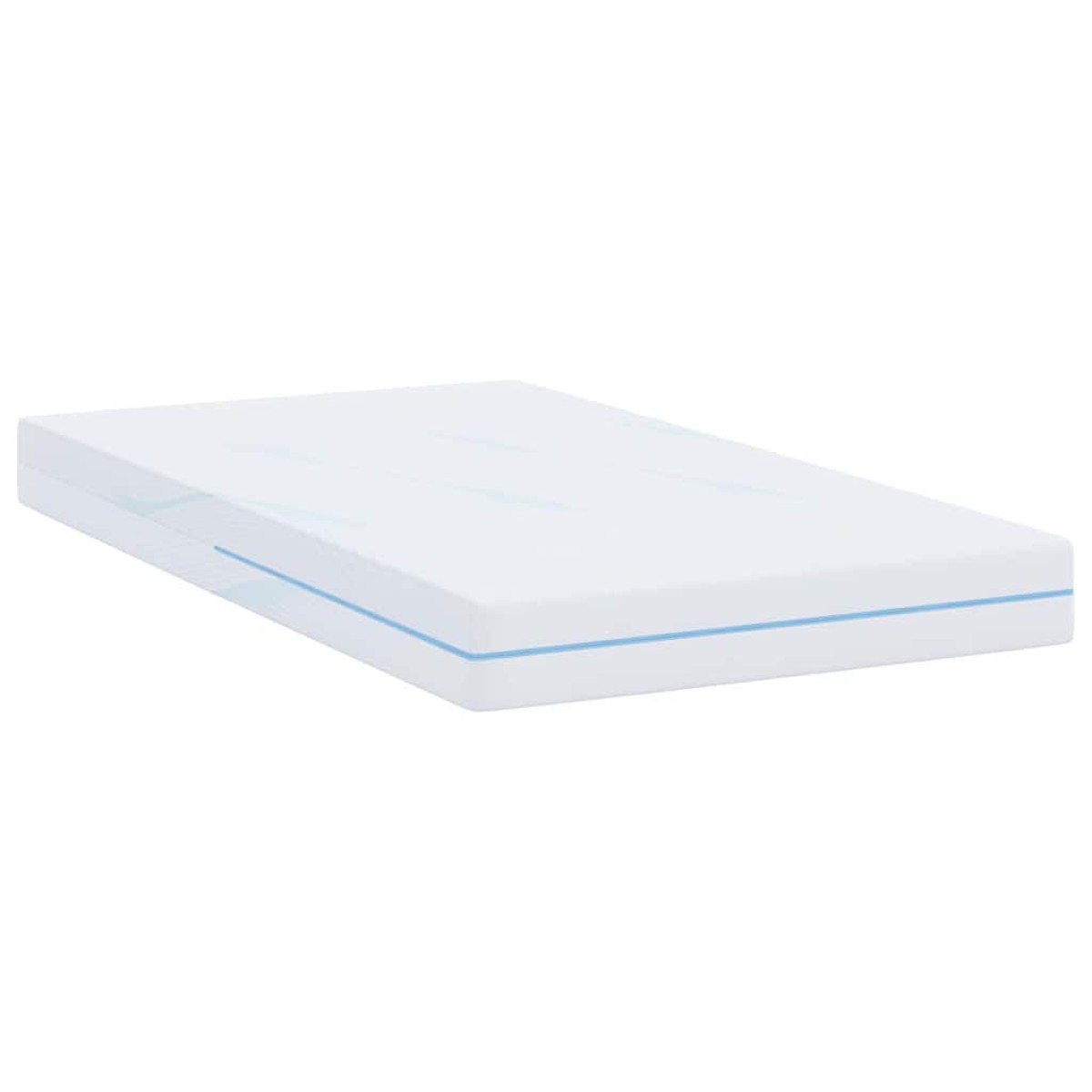 vidaXL Στρώμα Μέτρια σκληρό 90 x 190 cm Λευκό