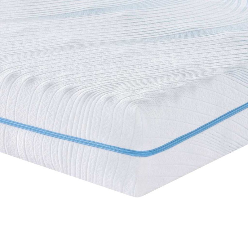 vidaXL Στρώμα Μέτρια σκληρό 120 x 200 cm Λευκό