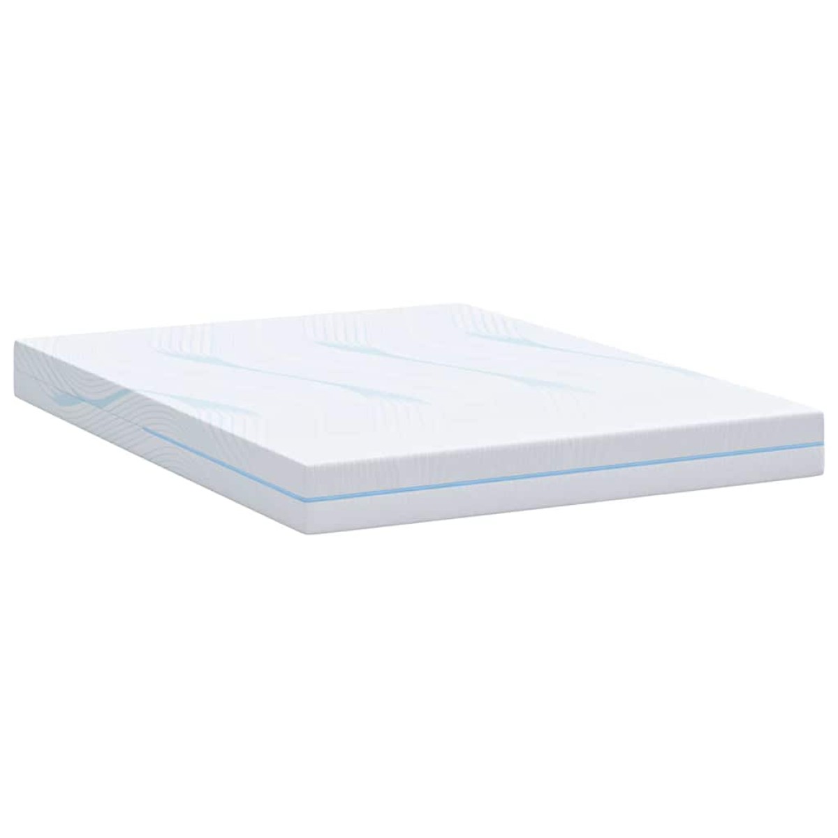 vidaXL Στρώμα Μέτρια σκληρό 140 x 190 cm Λευκό