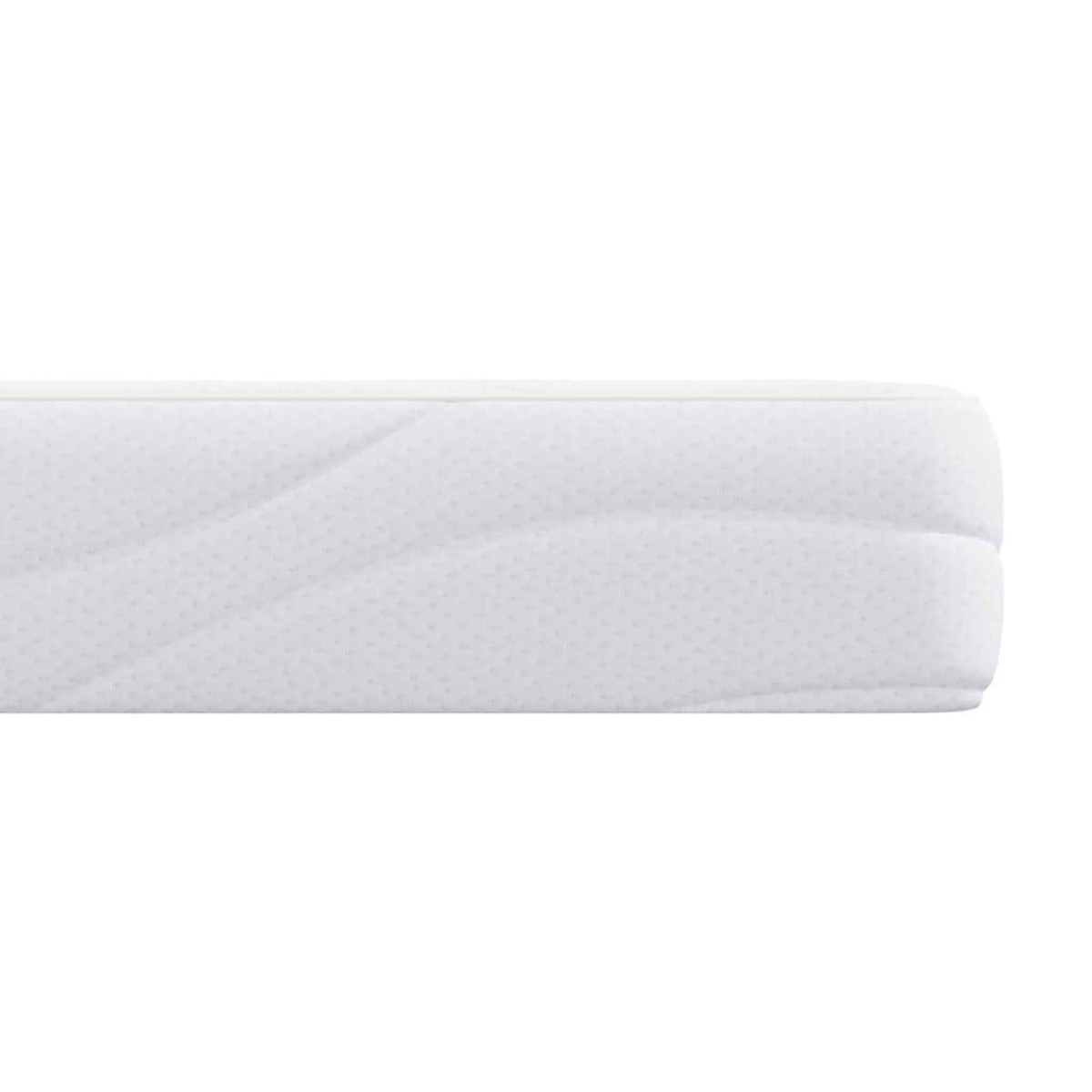 vidaXL Στρώμα Λευκό 80 x 160 cm Ζακάρ ύφασμα