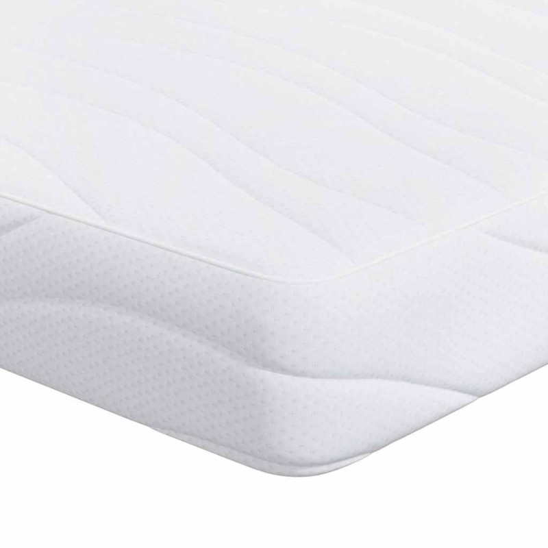 vidaXL Στρώμα Λευκό 70 x 200 cm Ζακάρ ύφασμα
