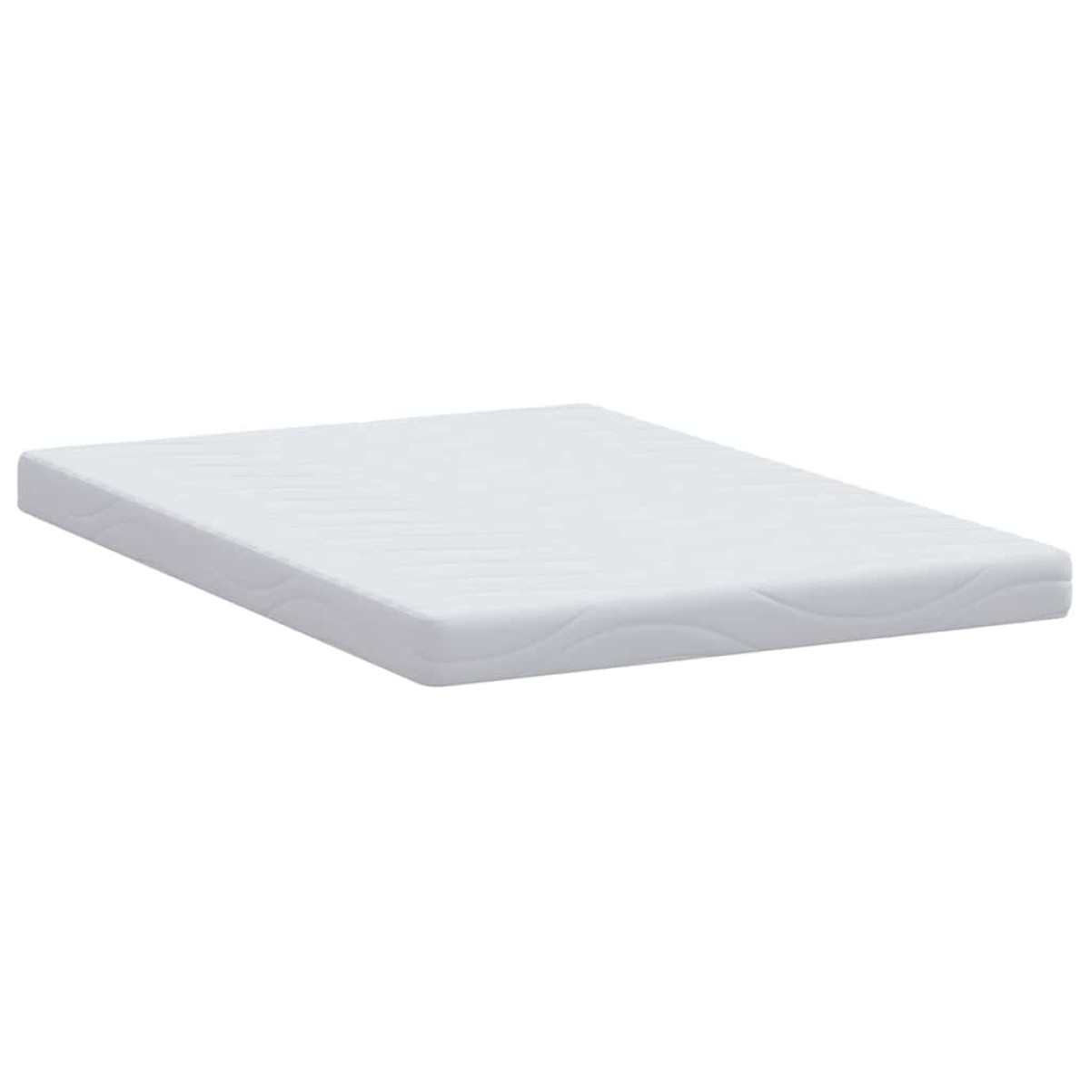 vidaXL Στρώμα Λευκό 140 x 200 cm Ζακάρ ύφασμα